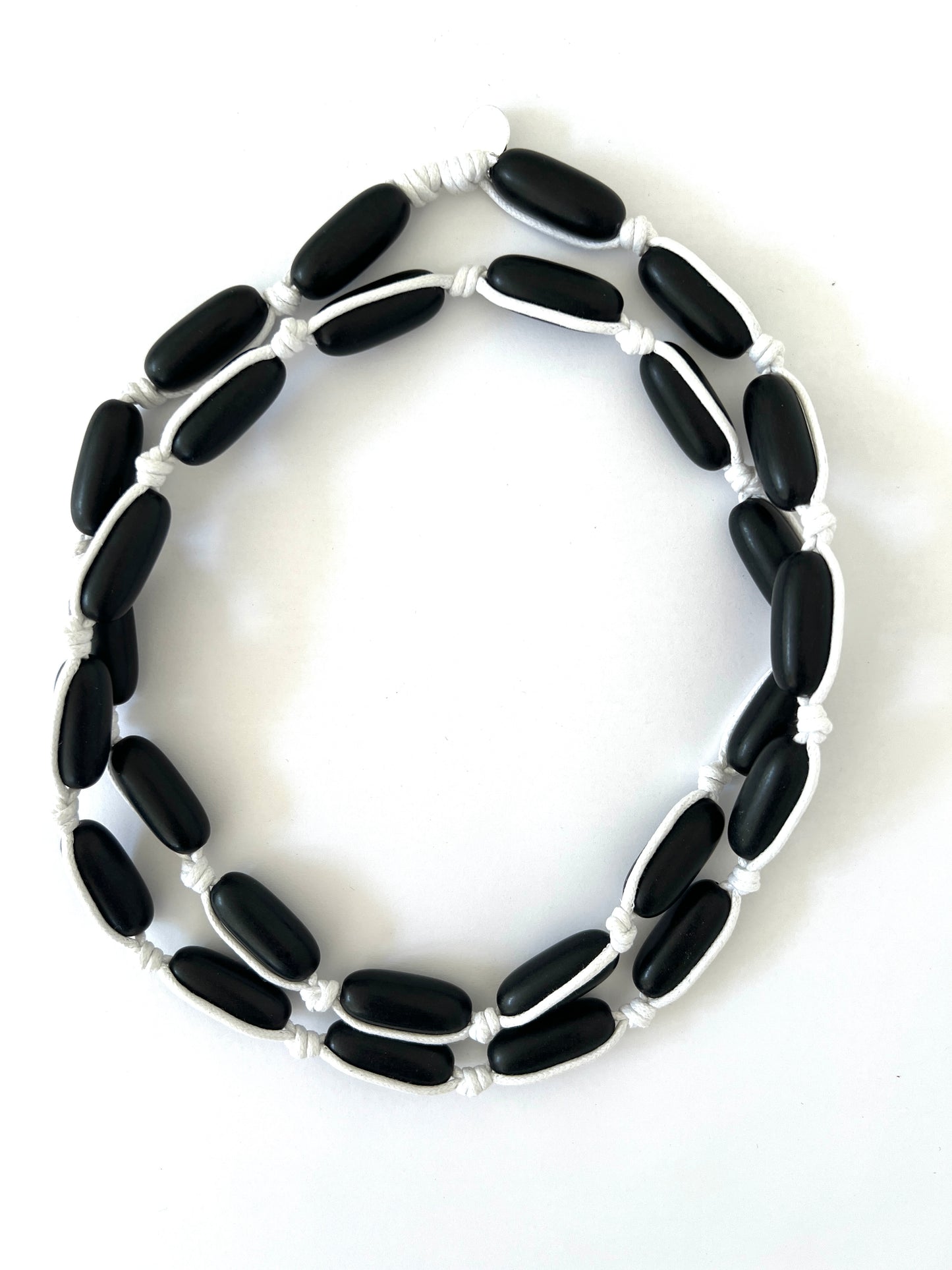 Coal Midi on White Cord