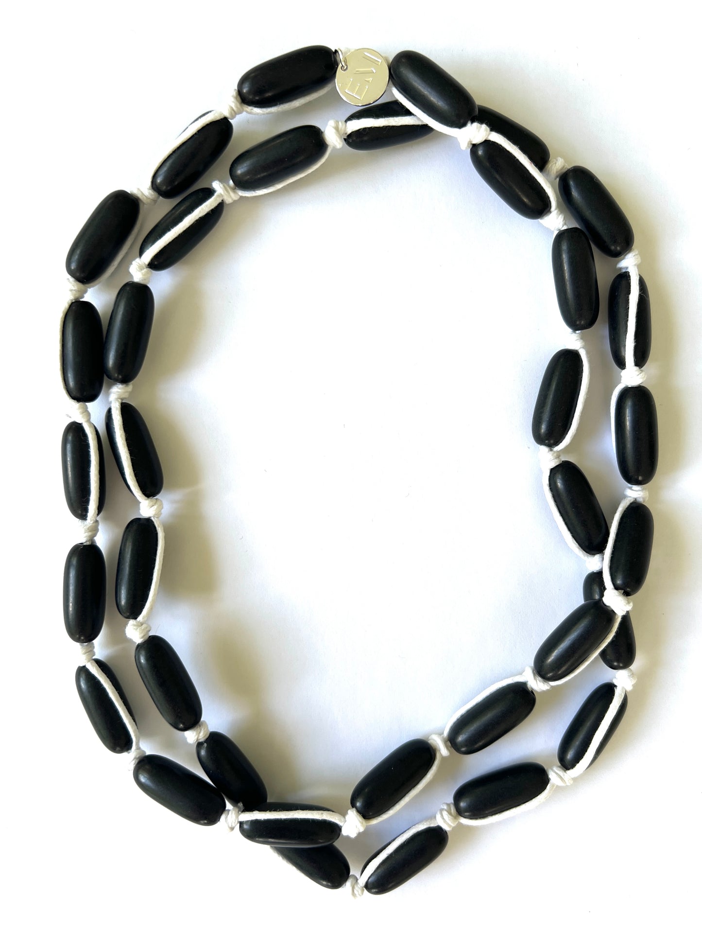 Coal Mini on White Cord