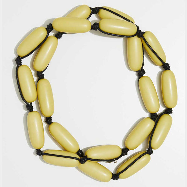 Evie Marques Original necklace Bowie on black cord