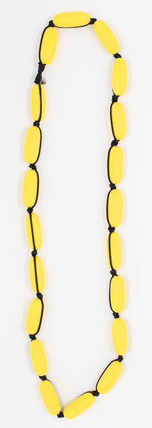 Evie Marques Original necklace Canary on black cord