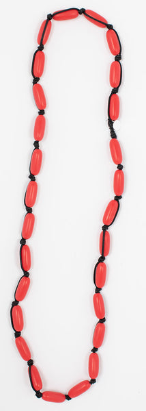 Evie Marques Midi necklace Cherry Pie on black cord