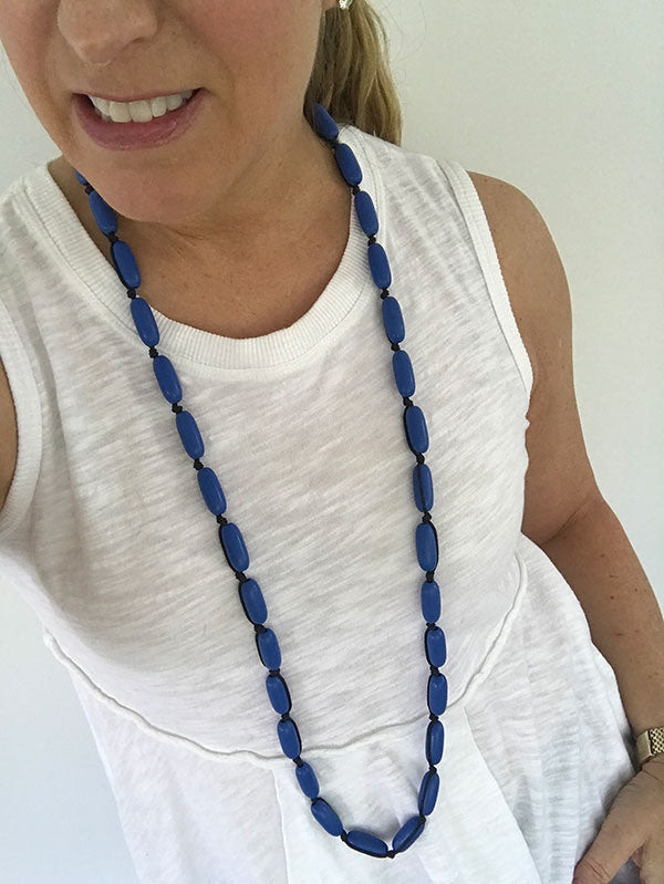 Evie Marques Mini necklace Big Sky on black cord