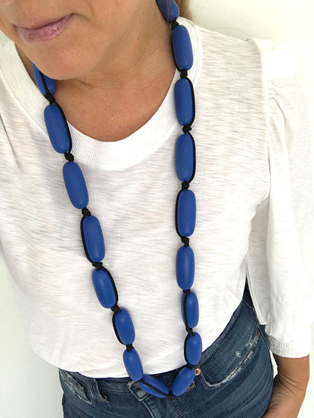 Evie Marques Original necklace Big Sky on black cord