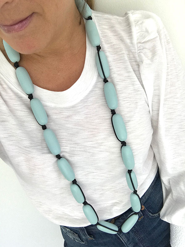 Evie Marques Original necklace Cloud on black cord