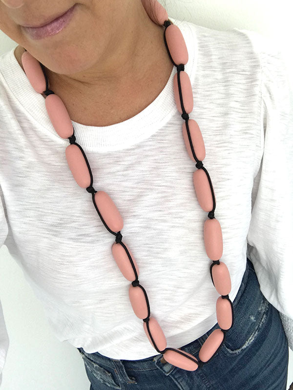 Evie Marques Original necklace Sunset on black cord