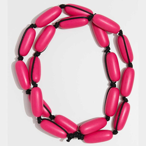 Evie Marques Original necklace Party on black cord
