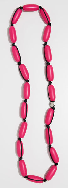 Evie Marques Original necklace Party on black cord