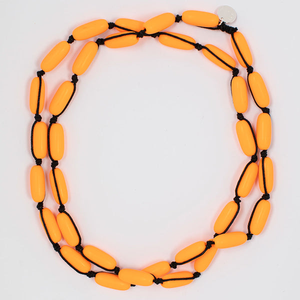 Evie Marques Mini necklace Pop on black cord