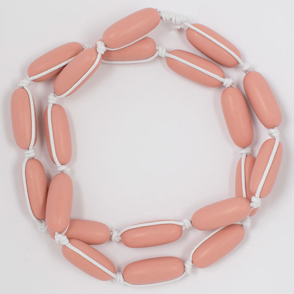 Evie Marques Endless Summer necklace Sunset on white cord