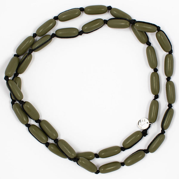 Evie Marques Mini necklace Utility on black cord