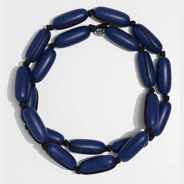 Evie Marques Original necklace Varsity on black cord