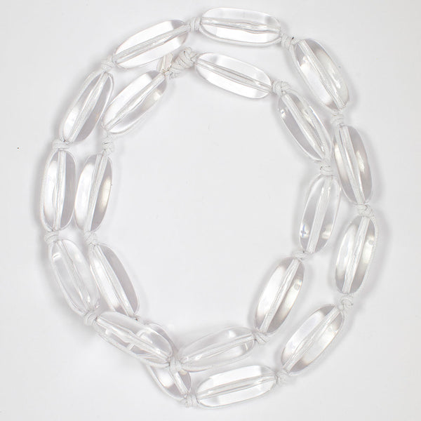 Evie Marques Endless Summer necklace Water on white cord