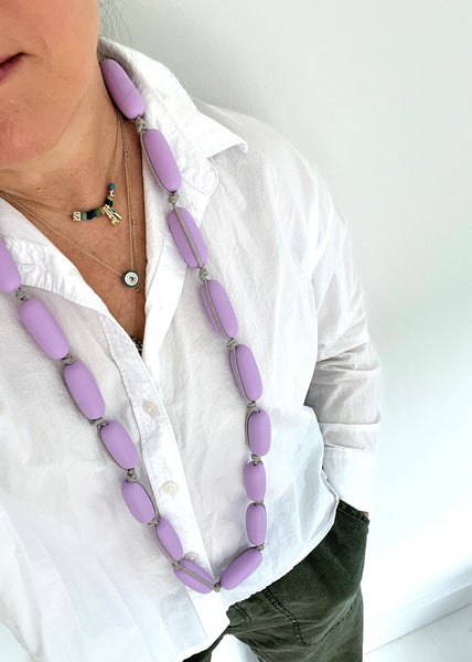 Lavender French - Galaxy and Taupe
