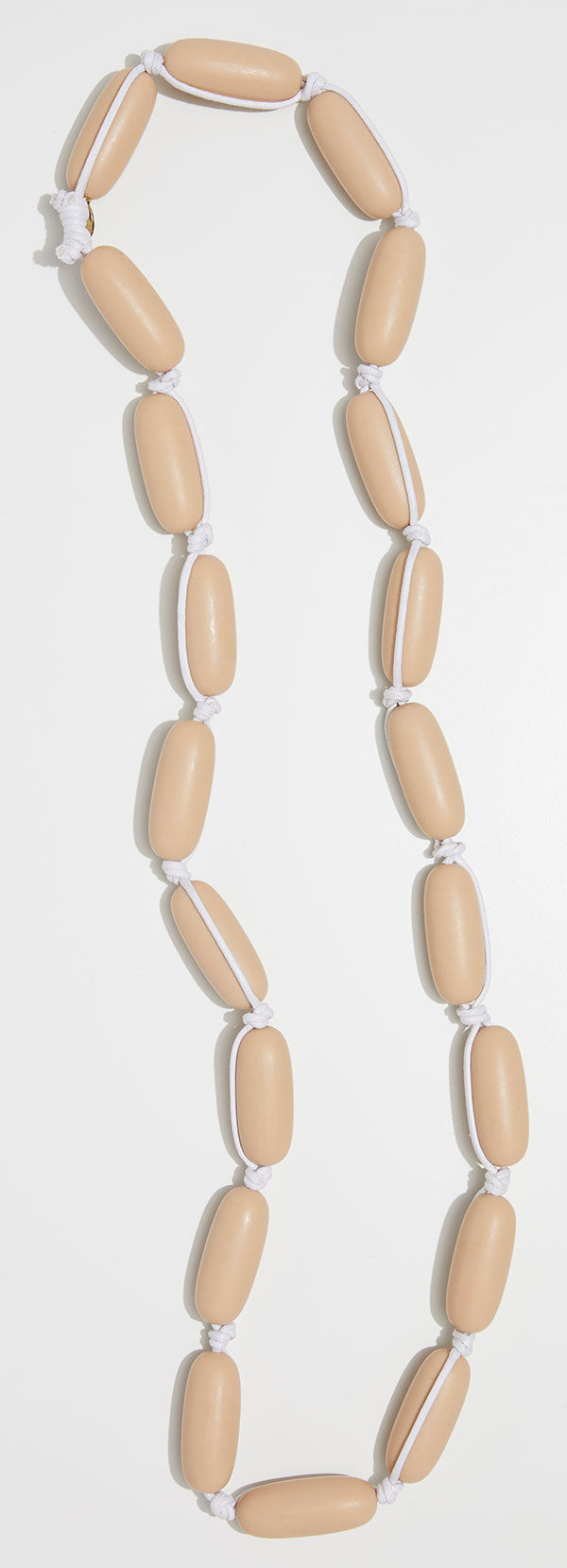 Evie Marques Original necklace Caramel on white cord