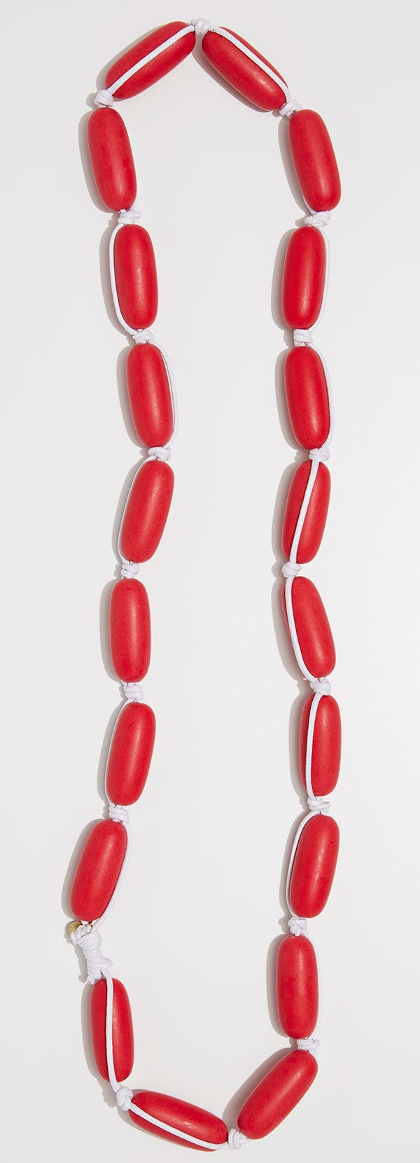 Evie Marques Endless Summer necklace Cherry Pie on white cord