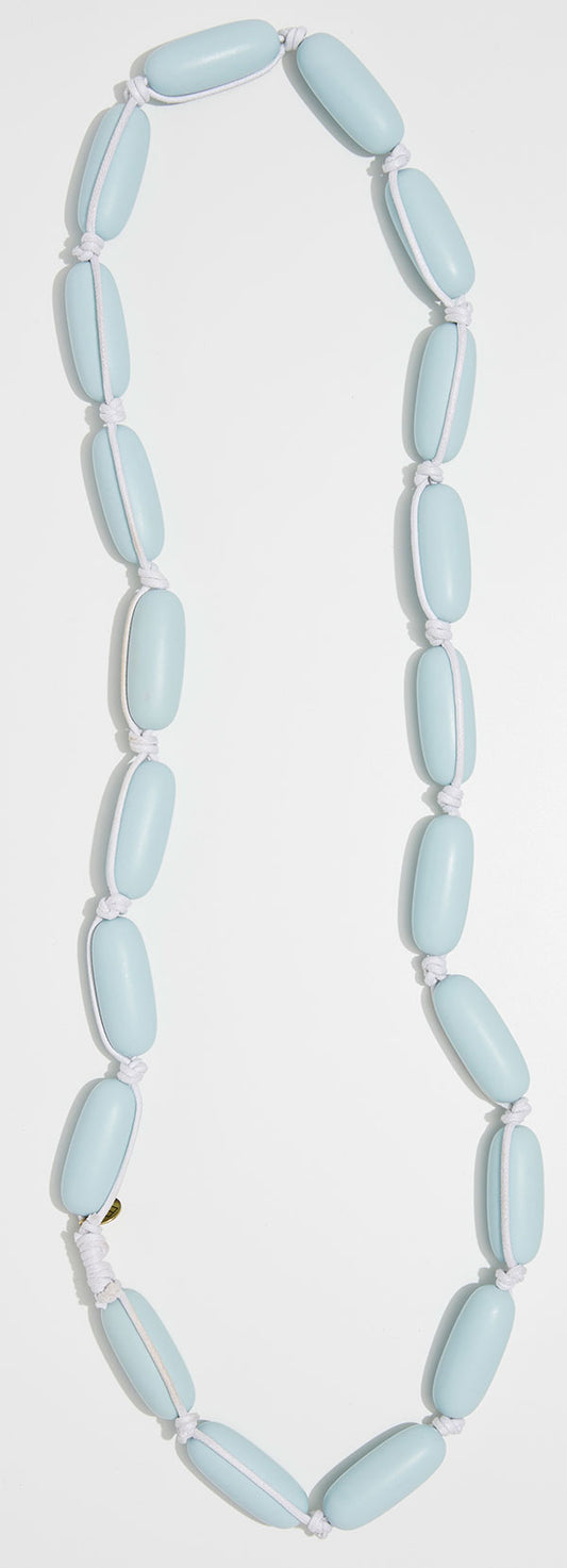 Evie Marques Endless Summer necklace Cloud on white cord