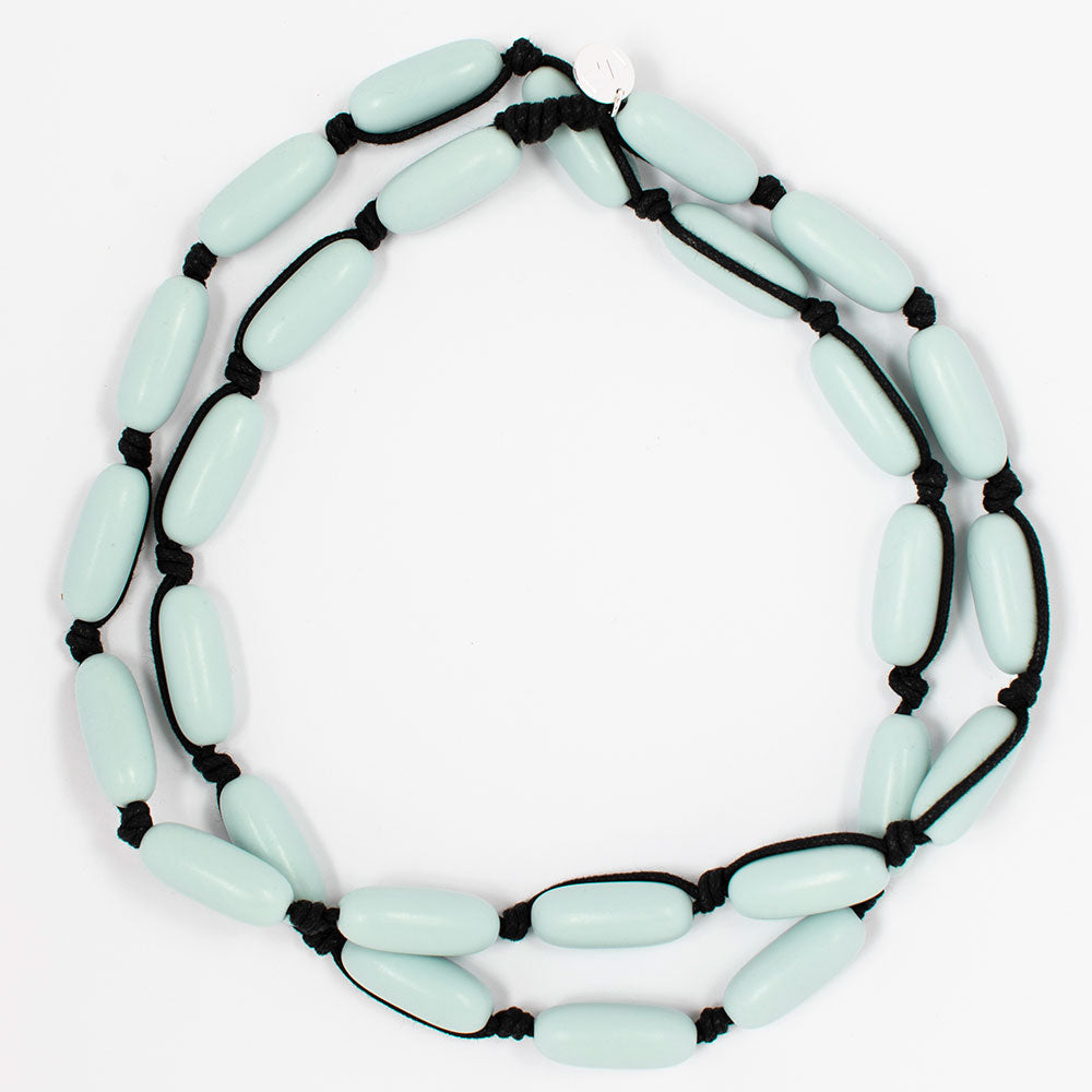 Evie Marques Midi necklace Cloud on black cord
