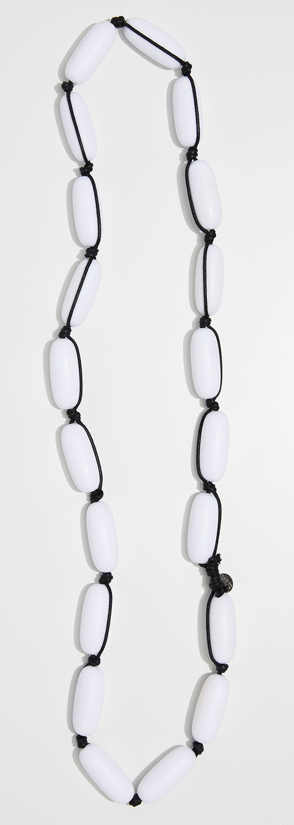 Evie Marques Original necklace Marshmallow on black cord