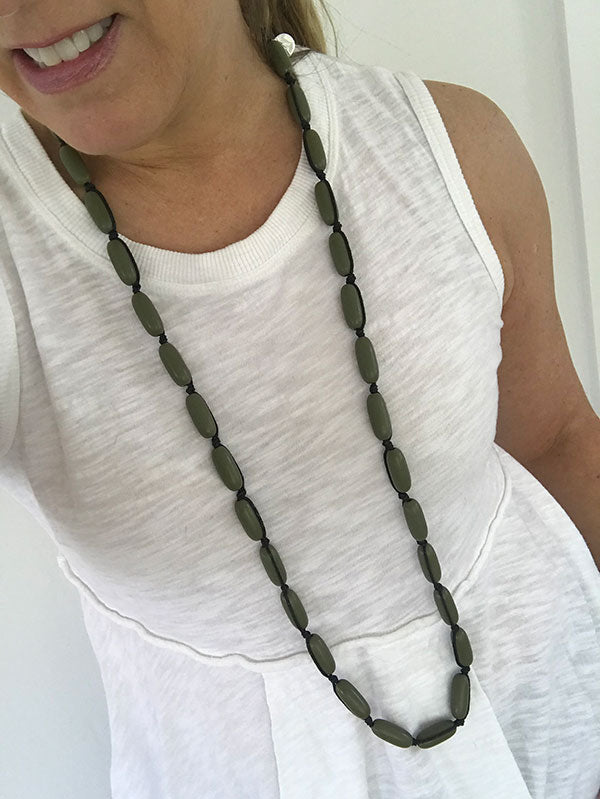 Evie Marques Mini necklace Utility on black cord