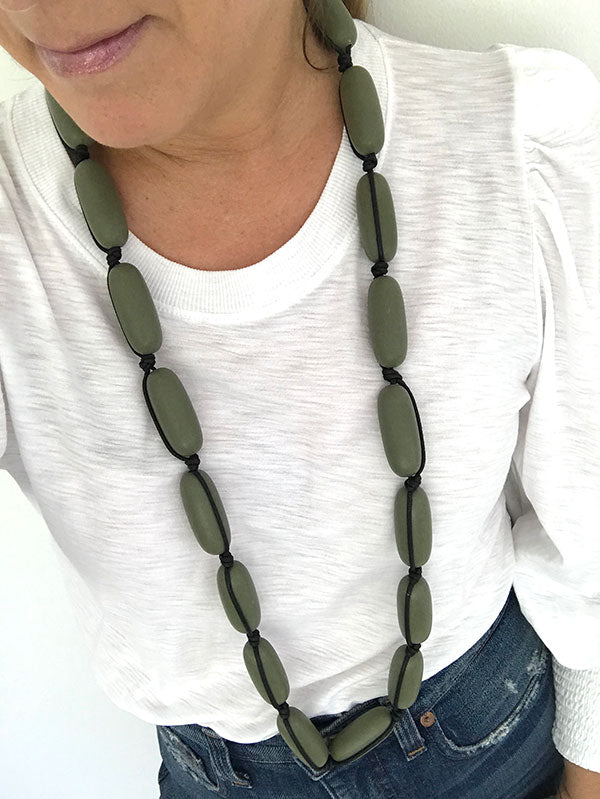 Evie Marques Original necklace Utility on black cord
