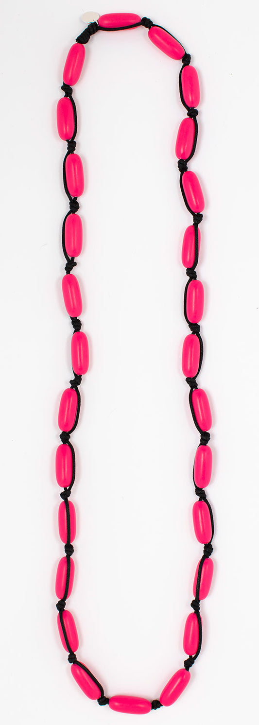 Evie Marques Midi necklace Party on black cord