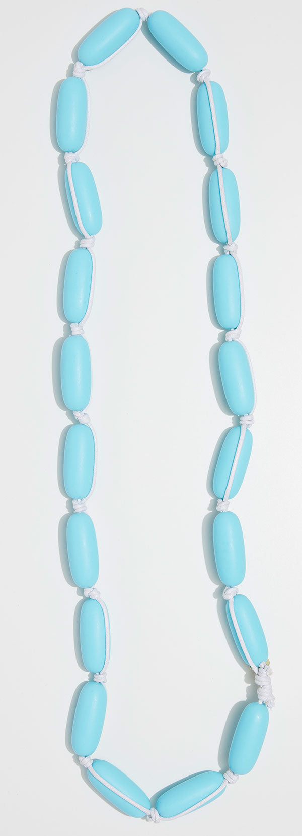 Evie Marques Endless Summer necklace Pool on white cord