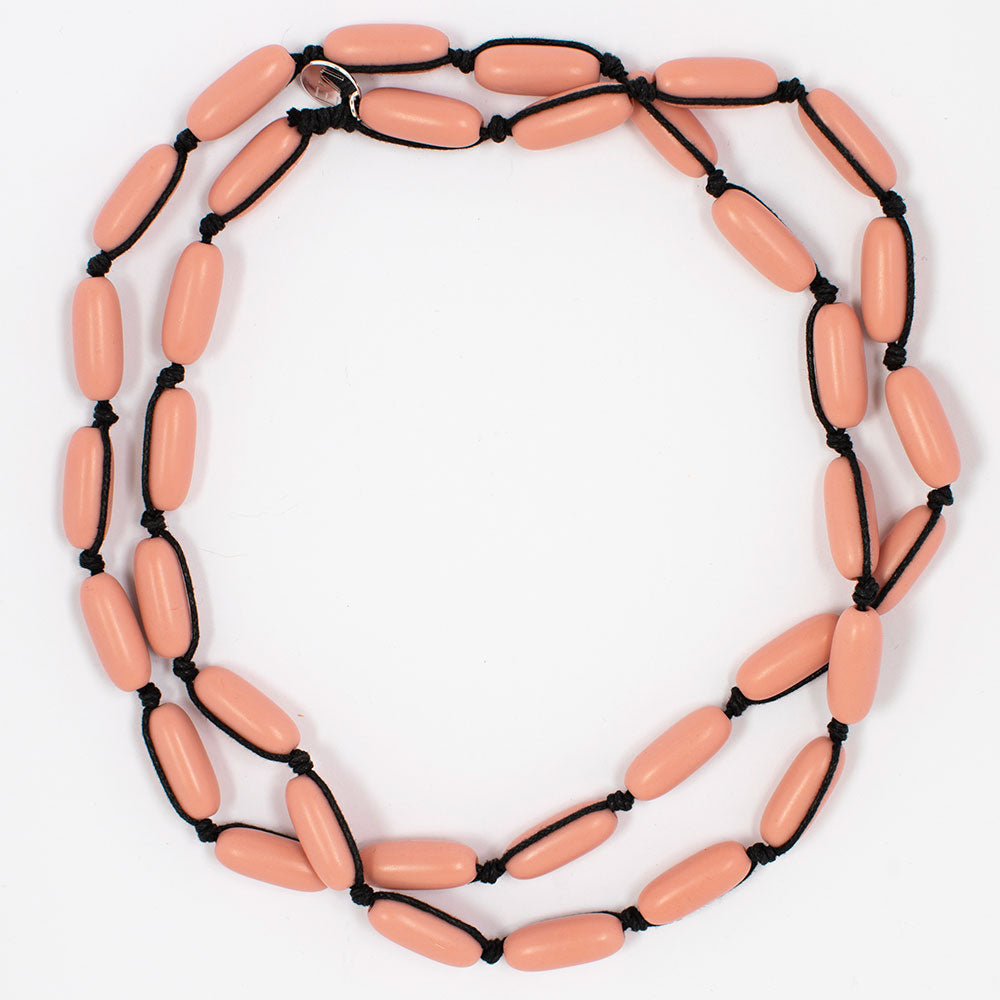Evie Marques Mini necklace Sunset on black cord