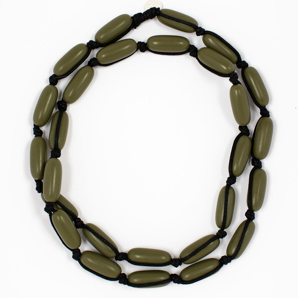 Evie Marques Midi necklace Utility on black cord