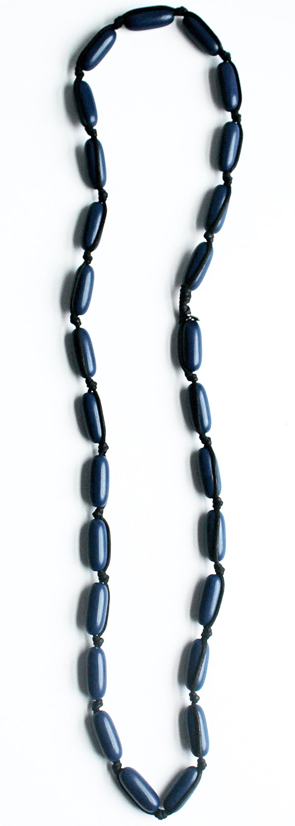 Evie Marques Midi necklace Varsity on black cord